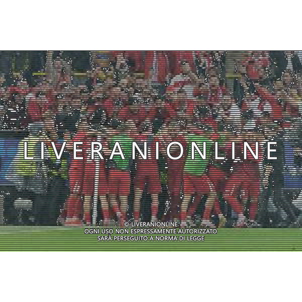 TVEM Kerem Aktürkoğlu of Turkey celebrates after scoring a goal with teammates during the UEFA EURO 2024 group stage match between Turkey and Georgia at Westfalenstadion on June 18, 2024 in Dortmund, Germany. Photo by Emmanuele Mastrodonato/ag. Aldo Liverani sas