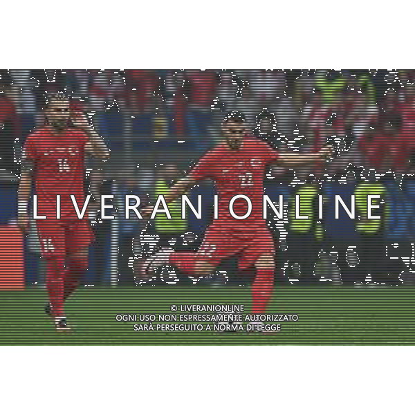 Turchia vs Georgia - UEFA EURO 2024 nella foto Kaan Ayhan (Turchia) e sulla SX Abdulkerim Bardakci (Turchia) Dortmund (GER) 18-06-2024 BVB Stadion Dortmund Campionato Europeo di Calcio - UEFA EURO 2024 fase a gironi - 1a giornata Gruppo F foto Roberto Garavaglia/Agenzia Aldo Liverani sas/AGENZIA ALDO LIVERANI SAS