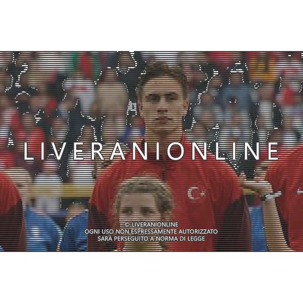TVEM Kenan Yıldız of Turkey during the national anthem prior the UEFA EURO 2024 group stage match between Turkey and Georgia at Westfalenstadion on June 18, 2024 in Dortmund, Germany. Photo by Emmanuele Mastrodonato/ag. Aldo Liverani sas/AGENZIA ALDO LIVERANI SAS