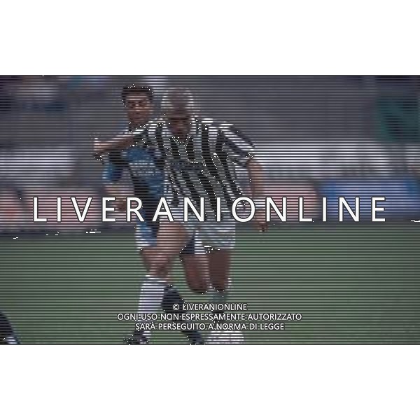 Juventus calcio anni 90 nella foto Ravanelli fabrizio ph archivio Agenzia Aldo Liverani