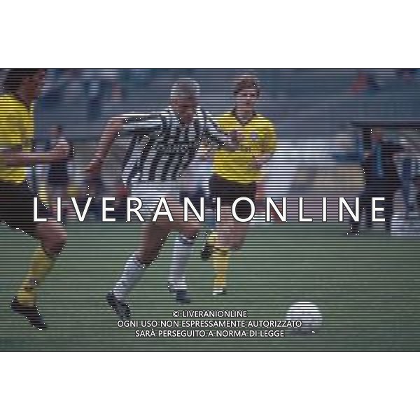 Juventus calcio anni 90 nella foto Ravanelli fabrizio ph archivio Agenzia Aldo Liverani