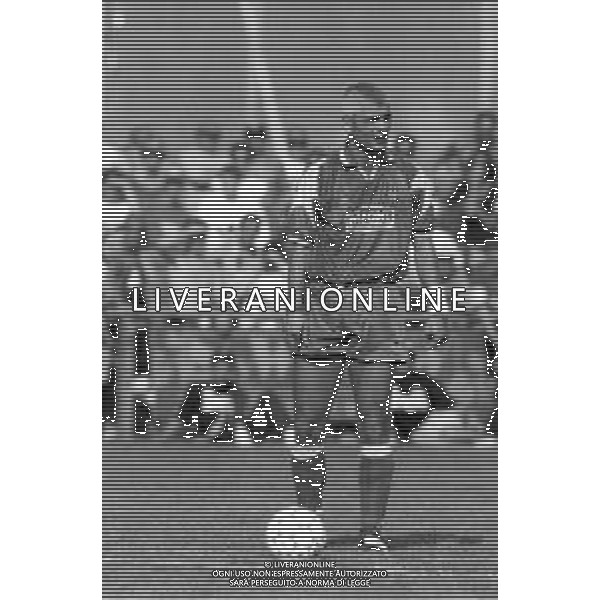 Neg- RETROSPETTIVA FABRIZIO RAVANELLI CALCIATORE NELLA FOTO CON LA MAGLIA DELLA JUVENTUS CALCIO NELL\'ANNO 1994-1995 AG AGENZIA ALDO LIVERANI SAS