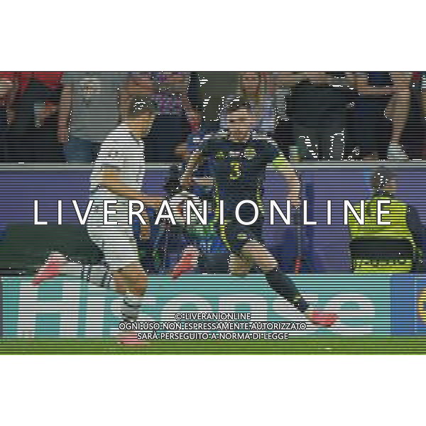 TVEM Andrew Robertson of Scotland in action against Remo Freuler of Swiss during the UEFA EURO 2024 group stage match between Scotland and Switzerland at Cologne Stadium on June 19, 2024 in Cologne, Germany. Photo by Emmanuele Mastrodonato/ag. Aldo Liverani sas/AGENZIA AGENZIA ALDO LIVERANI SAS