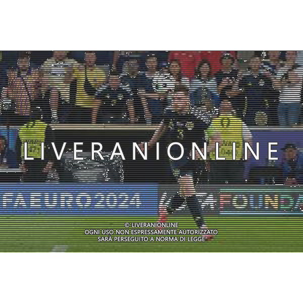 TVEM Andrew Robertson of Scotland during the UEFA EURO 2024 group stage match between Scotland and Switzerland at Cologne Stadium on June 19, 2024 in Cologne, Germany. Photo by Emmanuele Mastrodonato/ag. Aldo Liverani sas/AGENZIA AGENZIA ALDO LIVERANI SAS