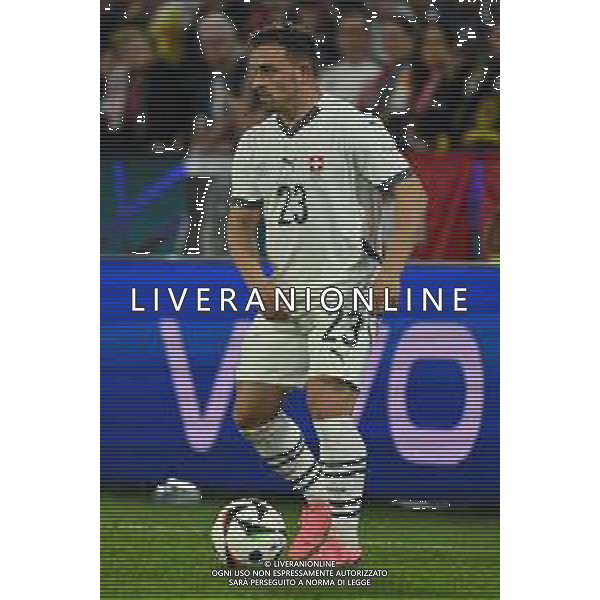 Scozia vs Svizzera - UEFA EURO 2024 nella foto Xherdan Shaqiri (Svizzera) Colonia (GER) 19-06-2024 Cologne Stadium - RheinEnergieStadion Campionato Europeo di Calcio - UEFA EURO 2024 fase a gironi - 2a giornata Gruppo A foto Roberto Garavaglia/Agenzia Aldo Liverani sas/AGENZIA AGENZIA ALDO LIVERANI SAS
