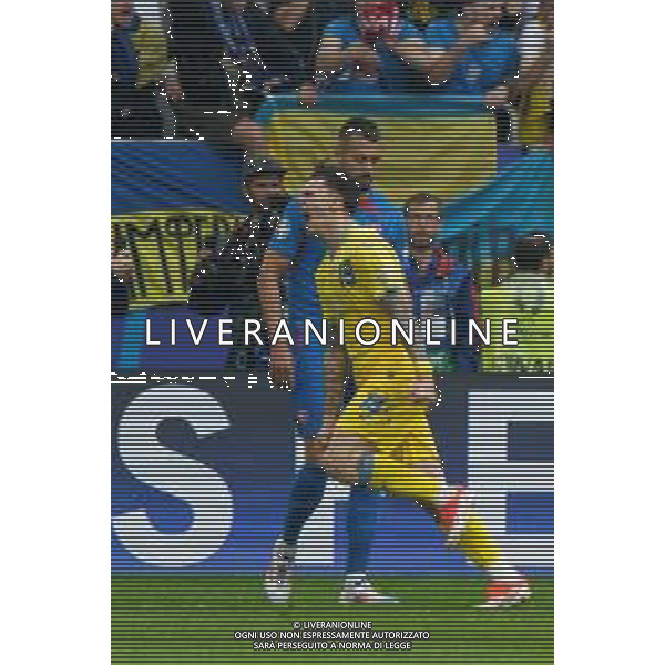 TVEM Mykola Shaparenko of Ukraine celebrates after scoring a goal during the UEFA EURO 2024 group stage match between Slovakia and Ukraine at Dusseldorf Arena on June 21, 2024 in Dusseldorf, Germany. Photo by Emmanuele Mastrodonato/ag. Aldo Liverani sas/AGENZIA ALDO LIVERANI SAS