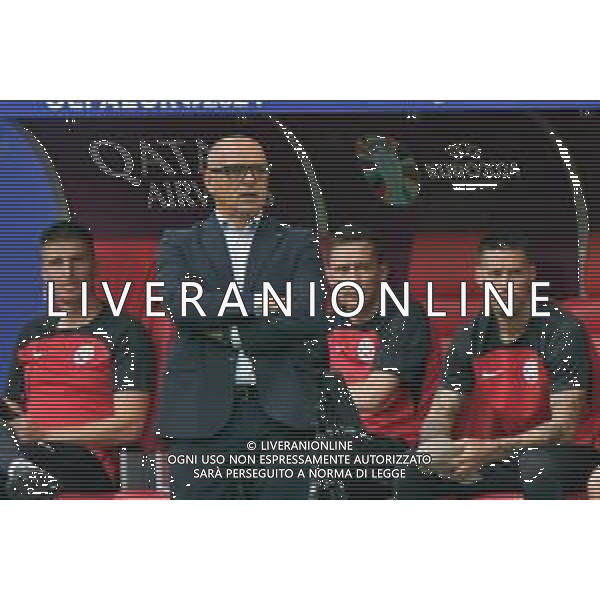 TVEM Francesco Calzona head coach of Slovakia during the UEFA EURO 2024 group stage match between Slovakia and Ukraine at Dusseldorf Arena on June 21, 2024 in Dusseldorf, Germany. Photo by Emmanuele Mastrodonato/ag. Aldo Liverani sas/AGENZIA ALDO LIVERANI SAS