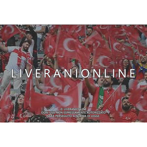 Turchia vs Portogallo - UEFA EURO 2024 nella foto tifosi Turchia Dortmund (GER) 22-06-2024 BVB Stadion Dortmund - Westfalenstadion Signal Iduna Park Campionato Europeo di Calcio - UEFA EURO 2024 fase a gironi - 2a giornata Gruppo F foto Roberto Garavaglia/Agenzia Aldo Liverani sas