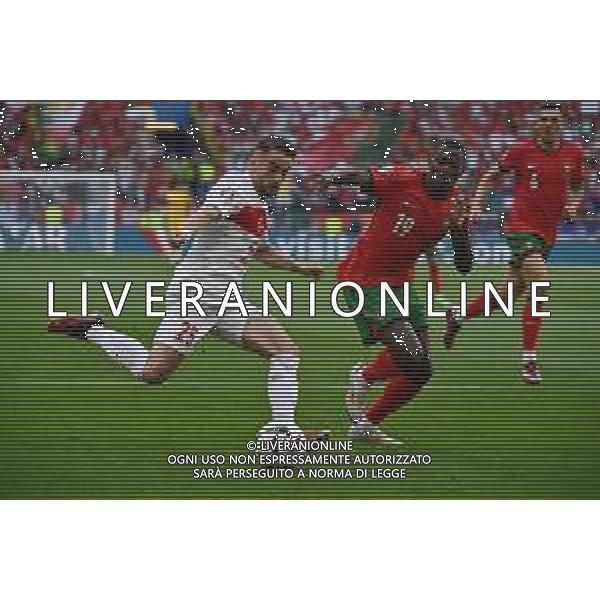 Turchia vs Portogallo - UEFA EURO 2024 nella foto Yunus Akgun (Turchia) e Nuno Mendes (Portogallo) Dortmund (GER) 22-06-2024 BVB Stadion Dortmund - Westfalenstadion Signal Iduna Park Campionato Europeo di Calcio - UEFA EURO 2024 fase a gironi - 2a giornata Gruppo F foto Roberto Garavaglia/Agenzia Aldo Liverani sas/AGENZIA ALDO LIVERANI SAS