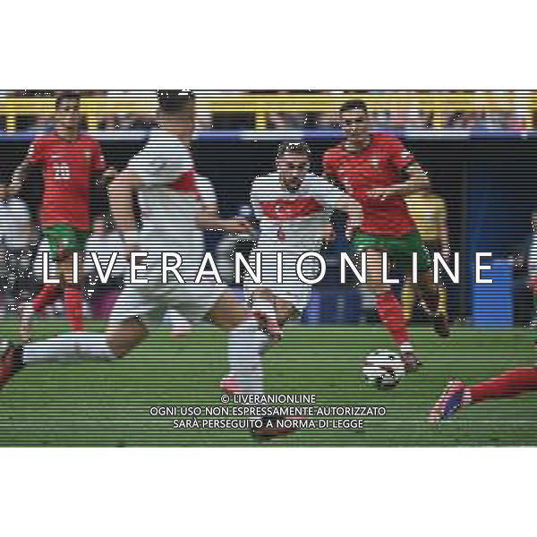 Turchia vs Portogallo - UEFA EURO 2024 nella foto Orkun Kokcu (Turchia) occasione da gol Dortmund (GER) 22-06-2024 BVB Stadion Dortmund - Westfalenstadion Signal Iduna Park Campionato Europeo di Calcio - UEFA EURO 2024 fase a gironi - 2a giornata Gruppo F foto Roberto Garavaglia/Agenzia Aldo Liverani sas/AGENZIA ALDO LIVERANI SAS