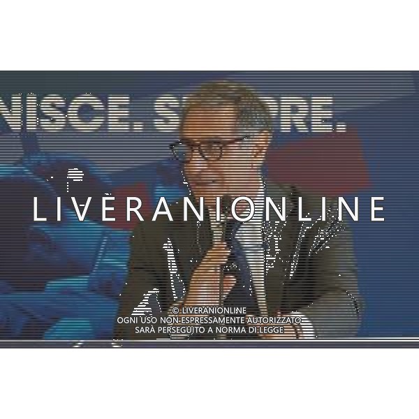 Claudio Barbaro, Italy State Secretary at the Ministry of the Environment and Energy Security during press conference at casa azzurri media center in Iserlohn, Germany on 22 June 2024. Photo by Emmanuele Mastrodonato/ag. Aldo Liverani sas