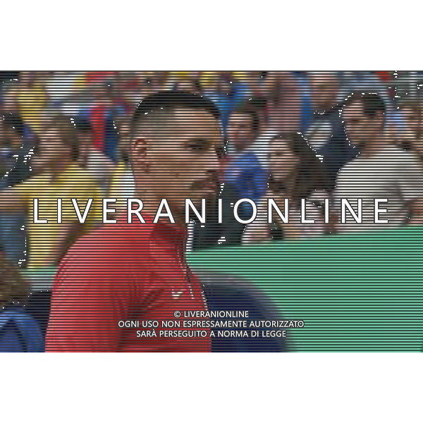 TVEM team manager of Slovakia Marek Hamsik during the UEFA EURO 2024 group stage match between Slovakia and Ukraine at Dusseldorf Arena on June 21, 2024 in Dusseldorf, Germany. Photo by Emmanuele Mastrodonato/ag. Aldo Liverani sas/AGENZIA ALDO LIVERANI SAS