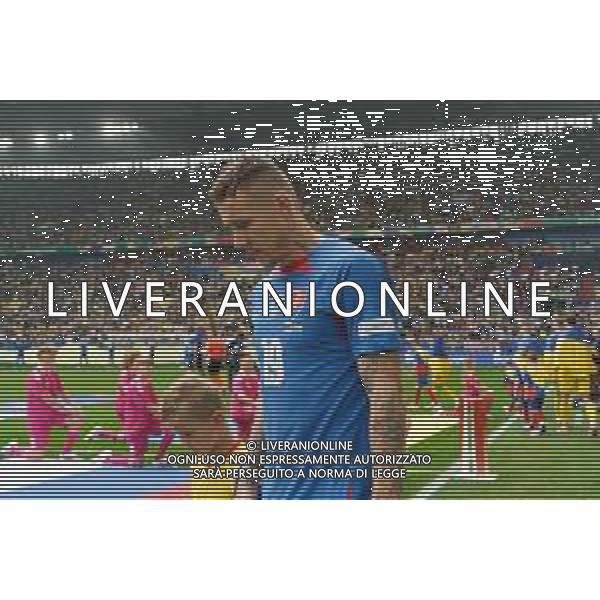 TVEM Juraj Kucka of Slovakia during the UEFA EURO 2024 group stage match between Slovakia and Ukraine at Dusseldorf Arena on June 21, 2024 in Dusseldorf, Germany. Photo by Emmanuele Mastrodonato/ag. Aldo Liverani sas/AGENZIA ALDO LIVERANI SAS