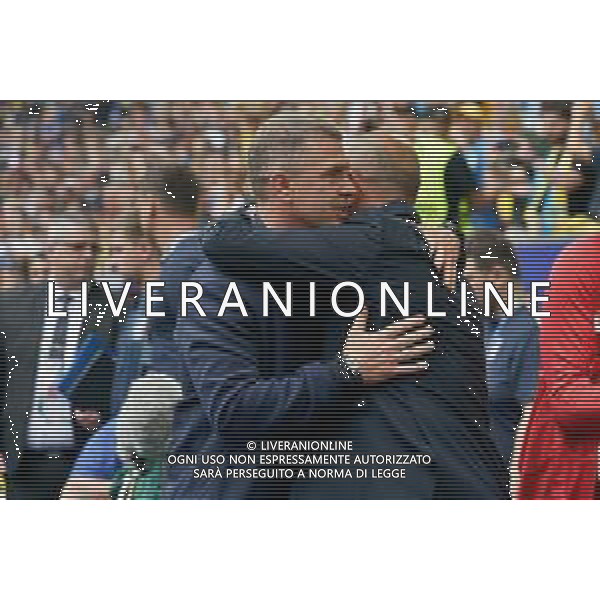 TVEM Serhiy Rebrov head coach of Ukraine and Francesco Calzona head coach of Slovakia during the UEFA EURO 2024 group stage match between Slovakia and Ukraine at Dusseldorf Arena on June 21, 2024 in Dusseldorf, Germany. Photo by Emmanuele Mastrodonato/ag. Aldo Liverani sas/AGENZIA ALDO LIVERANI SAS