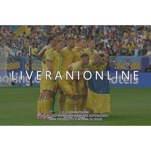 TVEM Formazione ucraina - Ukraine team line up during the UEFA EURO 2024 group stage match between Slovakia and Ukraine at Dusseldorf Arena on June 21, 2024 in Dusseldorf, Germany. Photo by Emmanuele Mastrodonato/ag. Aldo Liverani sas/AGENZIA ALDO LIVERANI SAS