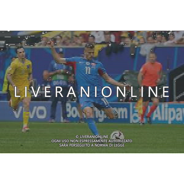 TVEM Laszlo Benes of Slovakia during the UEFA EURO 2024 group stage match between Slovakia and Ukraine at Dusseldorf Arena on June 21, 2024 in Dusseldorf, Germany. Photo by Emmanuele Mastrodonato/ag. Aldo Liverani sas/AGENZIA ALDO LIVERANI SAS