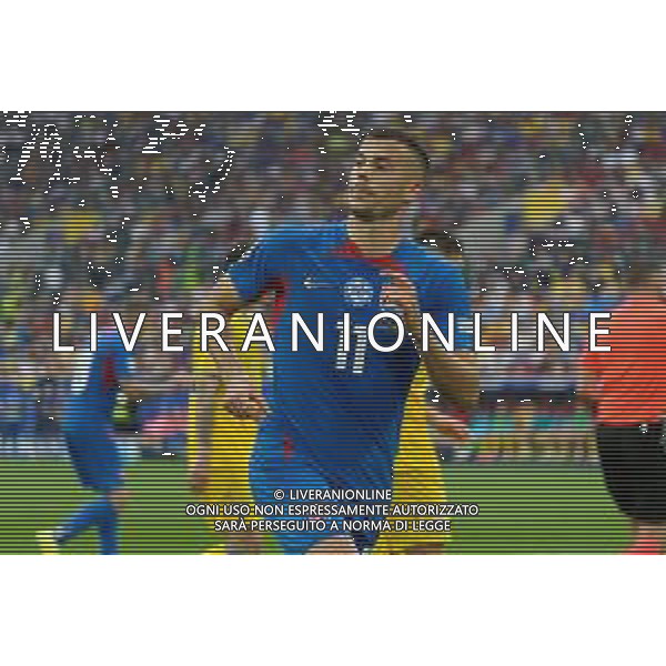 TVEM Laszlo Benes of Slovakia during the UEFA EURO 2024 group stage match between Slovakia and Ukraine at Dusseldorf Arena on June 21, 2024 in Dusseldorf, Germany. Photo by Emmanuele Mastrodonato/ag. Aldo Liverani sas/AGENZIA ALDO LIVERANI SAS