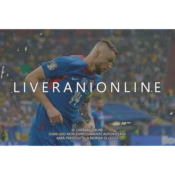 TVEM Milan Skriniar of Slovakia during the UEFA EURO 2024 group stage match between Slovakia and Ukraine at Dusseldorf Arena on June 21, 2024 in Dusseldorf, Germany. Photo by Emmanuele Mastrodonato/ag. Aldo Liverani sas/AGENZIA ALDO LIVERANI SAS