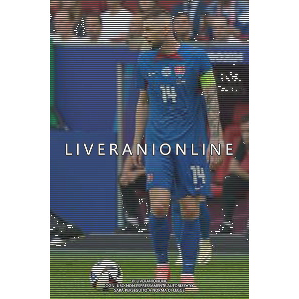 TVEM Milan Skriniar of Slovakia during the UEFA EURO 2024 group stage match between Slovakia and Ukraine at Dusseldorf Arena on June 21, 2024 in Dusseldorf, Germany. Photo by Emmanuele Mastrodonato/ag. Aldo Liverani sas/AGENZIA ALDO LIVERANI SAS