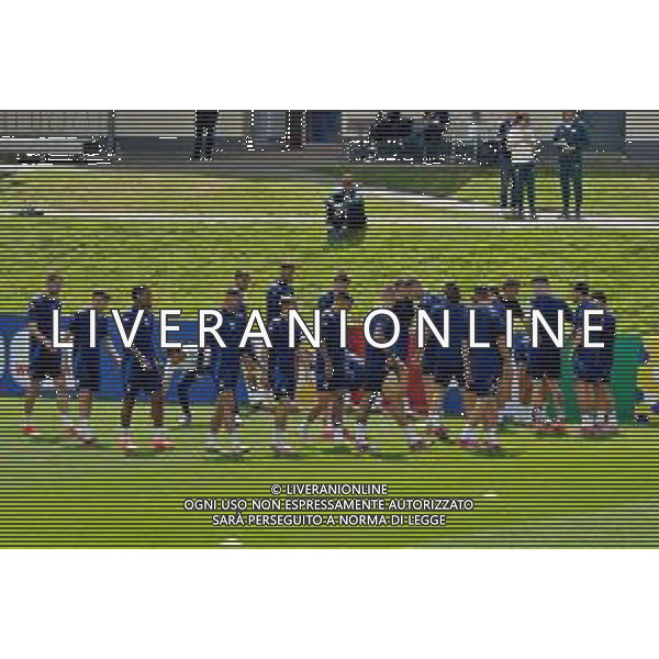 TVEM players of Italy during the training session at the team\'s base camp in Iserlohn, Germany on 23 June 2024, ahead of the second UEFA Euro 2024 football match. Photo by Emmanuele Mastrodonato/ag. Aldo Liverani sas