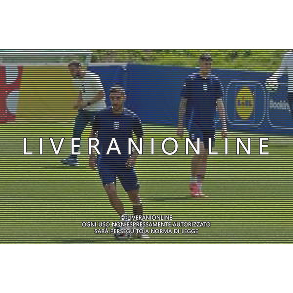TVEM Lorenzo Pellegrini of Italy during the training session at the team\'s base camp in Iserlohn, Germany on 23 June 2024, ahead of the second UEFA Euro 2024 football match. Photo by Emmanuele Mastrodonato/ag. Aldo Liverani sas