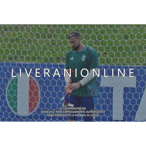 TVEM Gianluigi Donnarumma of Italy during the training session at the team\'s base camp in Iserlohn, Germany on 23 June 2024, ahead of the second UEFA Euro 2024 football match. Photo by Emmanuele Mastrodonato/ag. Aldo Liverani sas