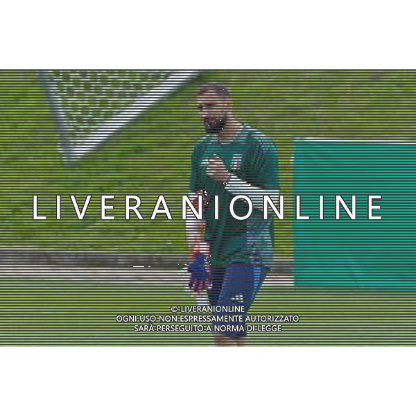 TVEM Gianluigi Donnarumma of Italy during the training session at the team\'s base camp in Iserlohn, Germany on 23 June 2024, ahead of the second UEFA Euro 2024 football match. Photo by Emmanuele Mastrodonato/ag. Aldo Liverani sas