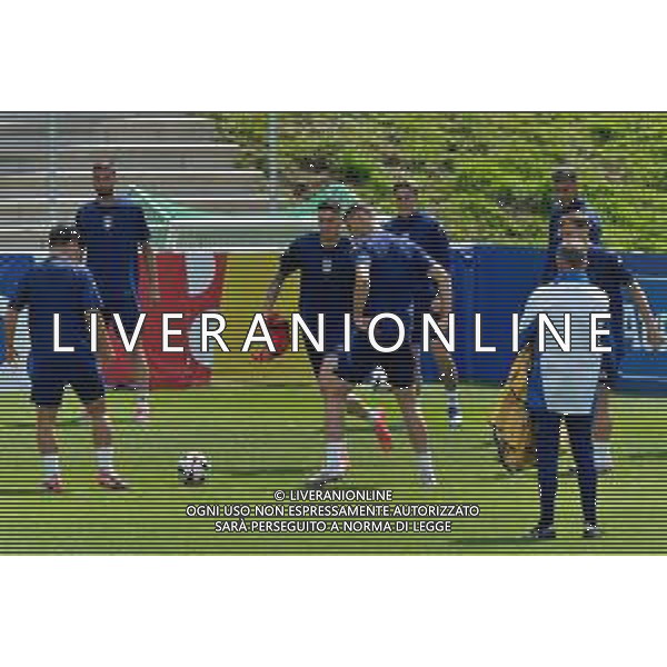 TVEM Players of Italy during the training session at the team\'s base camp in Iserlohn, Germany on 23 June 2024, ahead of the second UEFA Euro 2024 football match. Photo by Emmanuele Mastrodonato/ag. Aldo Liverani sas