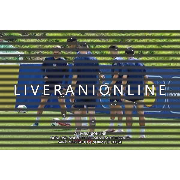 TVEM Players of Italy during the training session at the team\'s base camp in Iserlohn, Germany on 23 June 2024, ahead of the second UEFA Euro 2024 football match. Photo by Emmanuele Mastrodonato/ag. Aldo Liverani sas