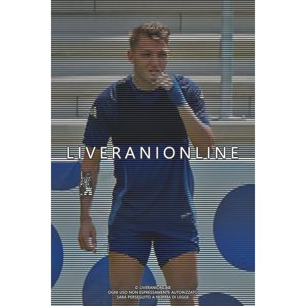 TVEM Mateo Retegui of Italy during the training session at the team\'s base camp in Iserlohn, Germany on 23 June 2024, ahead of the second UEFA Euro 2024 football match. Photo by Emmanuele Mastrodonato/ag. Aldo Liverani sas