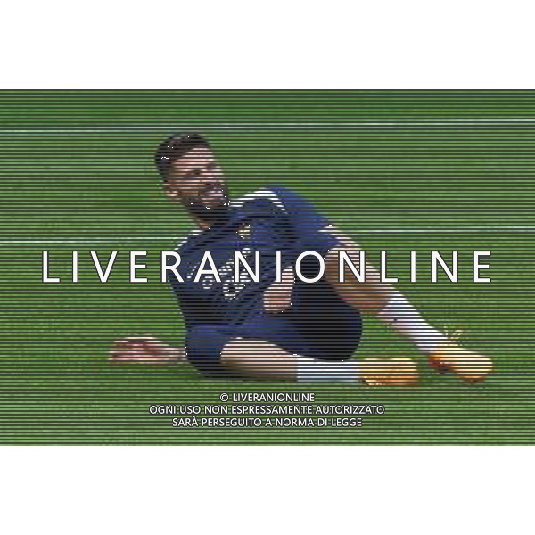 TVEM Olivier Giroud of France during the training session at the Home Deluxe Arena in Paderbon, Germany on 23 June 2024. Photo by Emmanuele Mastrodonato/ag. Aldo Liverani sas