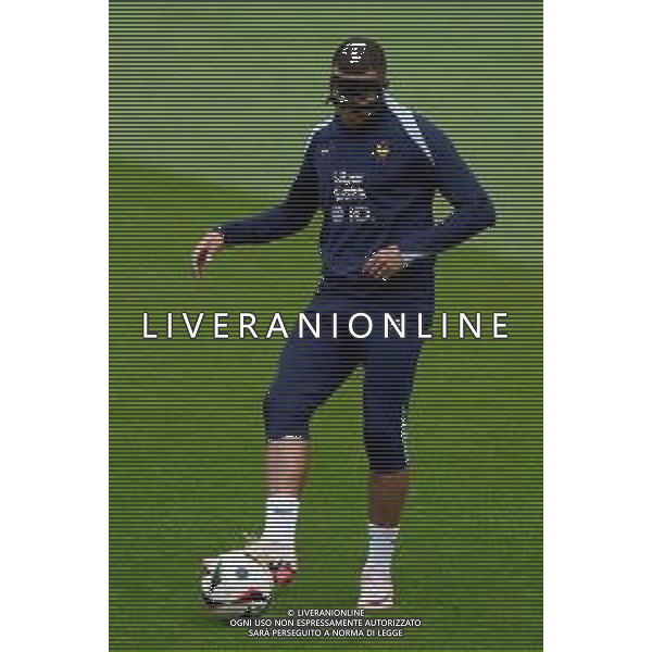 TVEM Kylian Mbappé of France during the training session at the Home Deluxe Arena in Paderbon, Germany on 23 June 2024. Photo by Emmanuele Mastrodonato/ag. Aldo Liverani sas