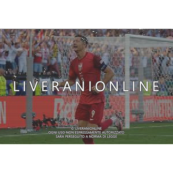 TVEM Robert Lewandowski of Poland celebrates after scoring a goal during the UEFA EURO 2024 group stage match between France and Poland at BVB Stadion Dortmund on June 25, 2024 in Dortmund, Germany. Photo by Emmanuele Mastrodonato/ag. Aldo Liverani sas/ AGENZIA ALDO LIVERANI SAS