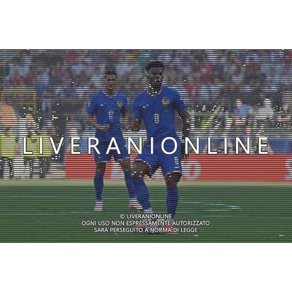 TVEM Aurélien Tchouameni of France during the UEFA EURO 2024 group stage match between France and Poland at BVB Stadion Dortmund on June 25, 2024 in Dortmund, Germany. Photo by Emmanuele Mastrodonato/ag. Aldo Liverani sas
