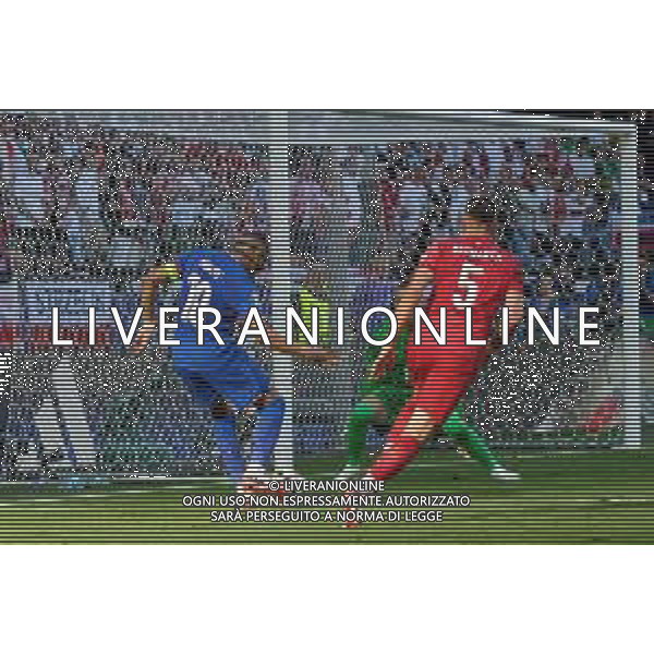 TVEM Kylian Mbappé of France during the UEFA EURO 2024 group stage match between France and Poland at BVB Stadion Dortmund on June 25, 2024 in Dortmund, Germany. Photo by Emmanuele Mastrodonato/ag. Aldo Liverani sas