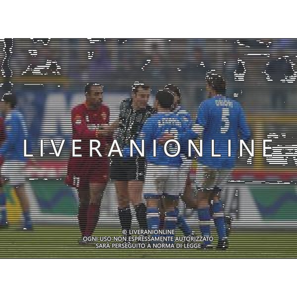 17-02-2002 BRESCIA-CAMPIONATO DI CALCIO SERIE A BRESCIA-ROMA NELLA FOTO L\'ARBITRO PAOLO BERTINI AG ALDO LIVERANI SAS