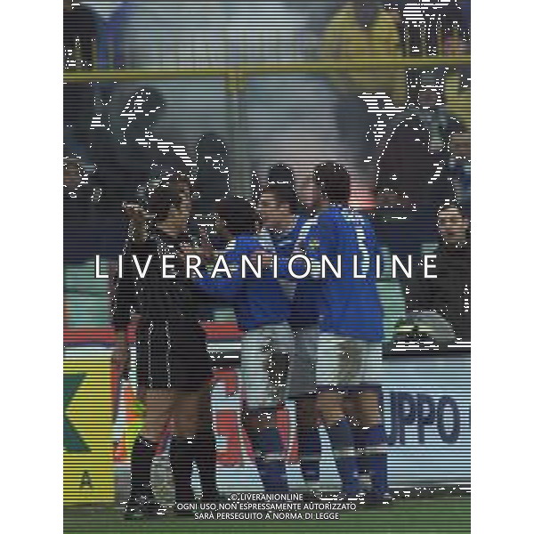 17-02-2002 BRESCIA-CAMPIONATO DI CALCIO SERIE A BRESCIA-ROMA NELLA FOTO L\'ARBITRO PAOLO BERTINI AG ALDO LIVERANI SAS