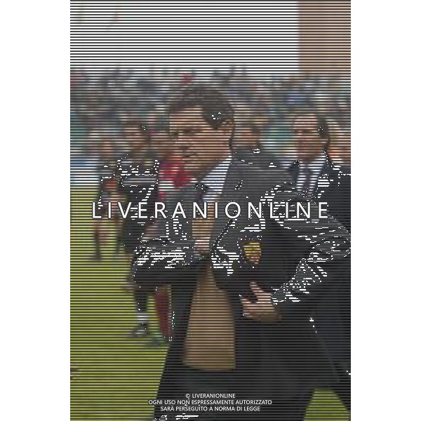 07-04-2002 VENEZIA-CAMPIONATO DI CALCIO SERIE A VENEZIA -ROMA 2-2 NELLA FOTO FABIO CAPELLO ALLENATORE ROMA CALCIO AG ALDO LIVERANI SAS