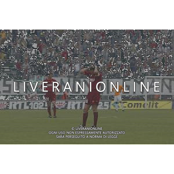 07-04-2002 VENEZIA-CAMPIONATO DI CALCIO SERIE A VENEZIA -ROMA 2-2 NELLA FOTO VINCENT CANDELA AG ALDO LIVERANI SAS