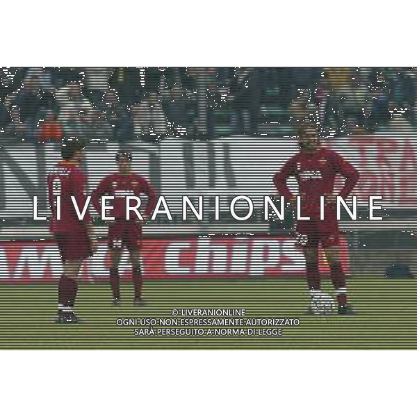 07-04-2002 VENEZIA-CAMPIONATO DI CALCIO SERIE A VENEZIA -ROMA 2-2 NELLA FOTO GABRIEL BATISTUTA E VINCENZO MONTELLA AG ALDO LIVERANI SAS