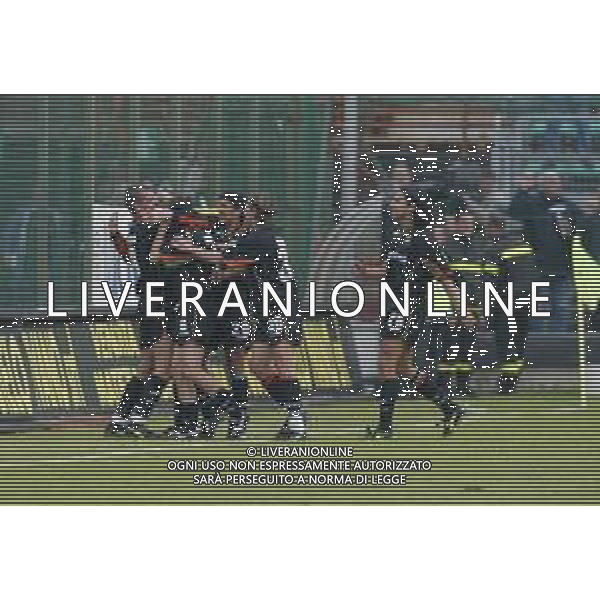 07-04-2002 VENEZIA-CAMPIONATO DI CALCIO SERIE A VENEZIA -ROMA 2-2 NELLA FOTO DOPO GOAL IVONE DE FRANCESCHI AG ALDO LIVERANI SAS
