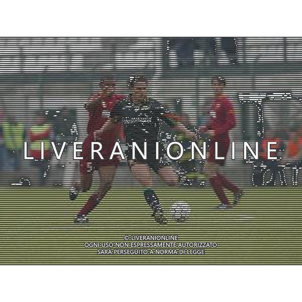 07-04-2002 VENEZIA-CAMPIONATO DI CALCIO SERIE A VENEZIA -ROMA 2-2 NELLA FOTO ARTURO DI NAPOLI E FRANCISCO LIMA AG ALDO LIVERANI SAS