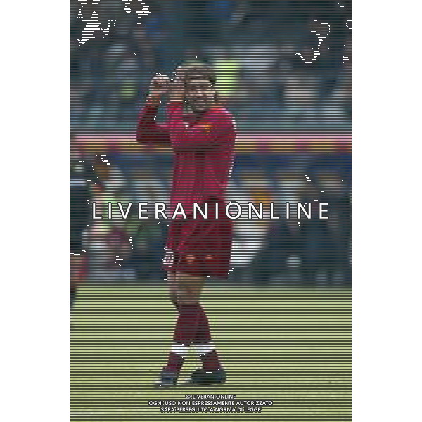 07-04-2002 VENEZIA-CAMPIONATO DI CALCIO SERIE A VENEZIA -ROMA 2-2 NELLA FOTO GABRIEL BATISTUTA AG ALDO LIVERANI SAS