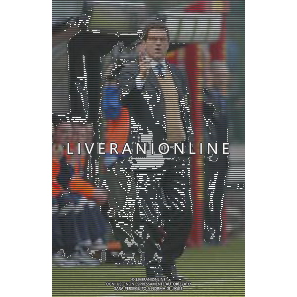 07-04-2002 VENEZIA-CAMPIONATO DI CALCIO SERIE A VENEZIA -ROMA 2-2 NELLA FOTO FABIO CAPELLO ALLENATORE ROMA CALCIO AG ALDO LIVERANI SAS