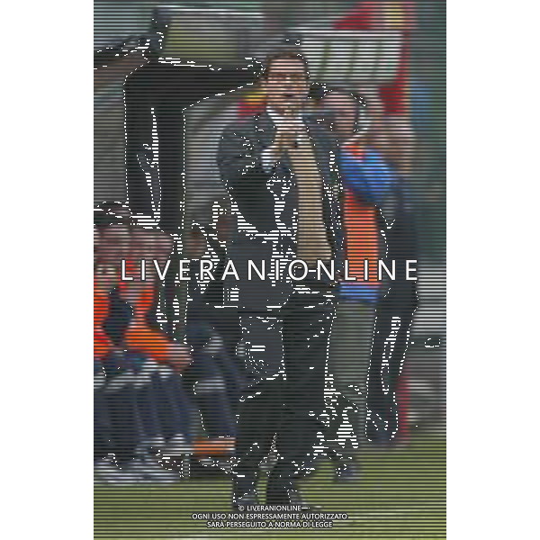 07-04-2002 VENEZIA-CAMPIONATO DI CALCIO SERIE A VENEZIA -ROMA 2-2 NELLA FOTO FABIO CAPELLO ALLENATORE ROMA CALCIO AG ALDO LIVERANI SAS