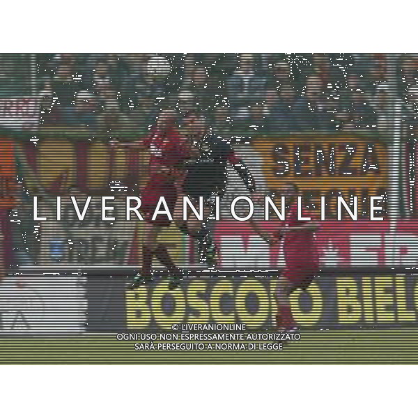07-04-2002 VENEZIA-CAMPIONATO DI CALCIO SERIE A VENEZIA -ROMA 2-2 NELLA FOTO CARLOS ZAGO E FILIPPO MANIERO AG ALDO LIVERANI SAS