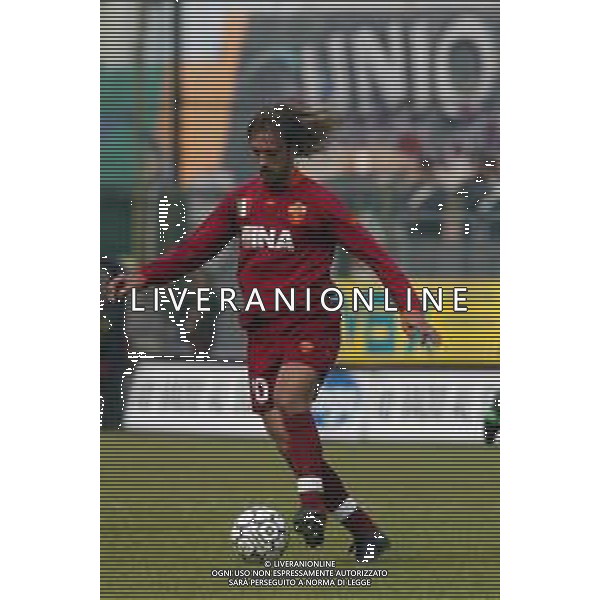 07-04-2002 VENEZIA-CAMPIONATO DI CALCIO SERIE A VENEZIA -ROMA 2-2 NELLA FOTO GABRIEL BATISTUTA AG ALDO LIVERANI SAS