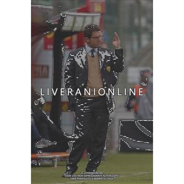 07-04-2002 VENEZIA-CAMPIONATO DI CALCIO SERIE A VENEZIA -ROMA 2-2 NELLA FOTO FABIO CAPELLO ALLENATORE ROMA CALCIO AG ALDO LIVERANI SAS
