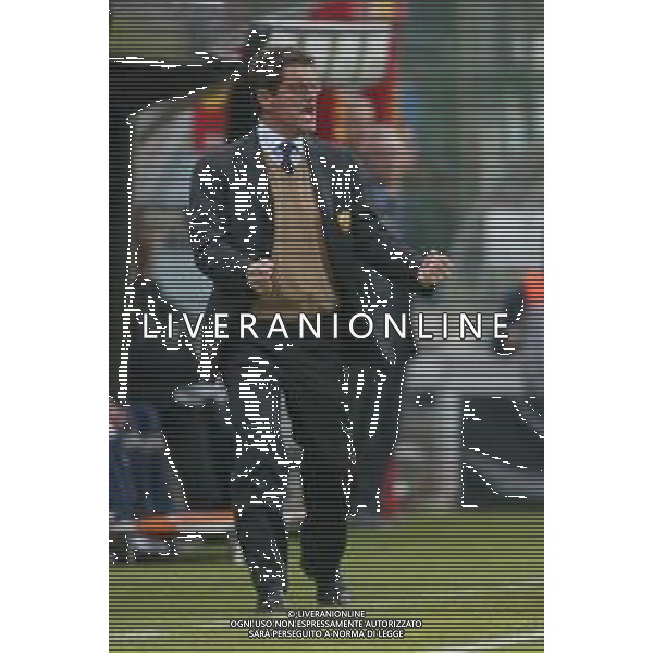 07-04-2002 VENEZIA-CAMPIONATO DI CALCIO SERIE A VENEZIA -ROMA 2-2 NELLA FOTO FABIO CAPELLO ALLENATORE ROMA CALCIO AG ALDO LIVERANI SAS