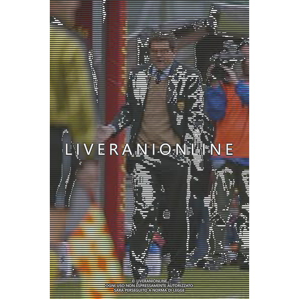07-04-2002 VENEZIA-CAMPIONATO DI CALCIO SERIE A VENEZIA -ROMA 2-2 NELLA FOTO FABIO CAPELLO ALLENATORE ROMA CALCIO AG ALDO LIVERANI SAS